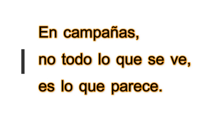 En campañas, no todo lo que se ve es lo que parece. Video Columna #94