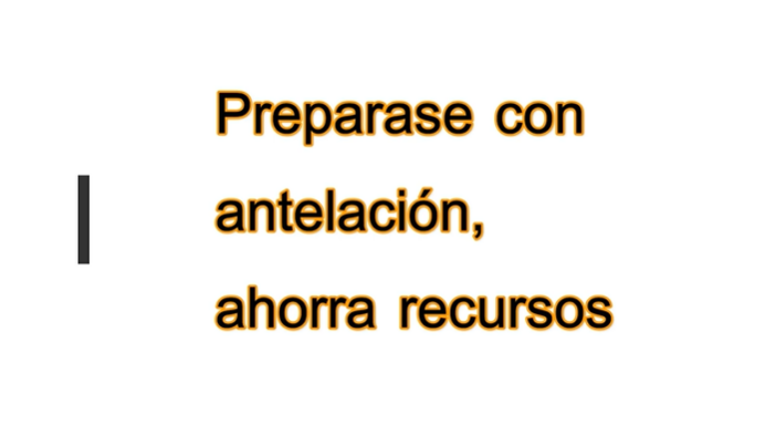 Preparase con antelación, ahorra recursos. Video Columna #114