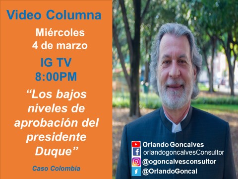 Los bajos niveles de aprobación del presidente Duque