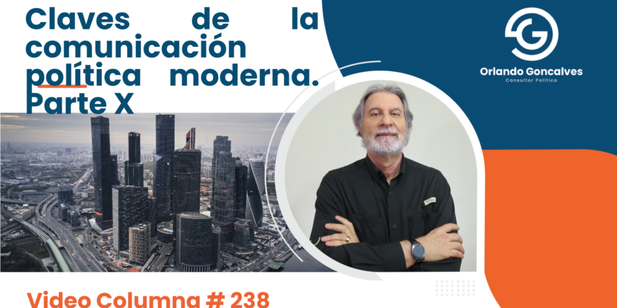 Claves de la comunicación política moderna. Parte X Video    Columna #238