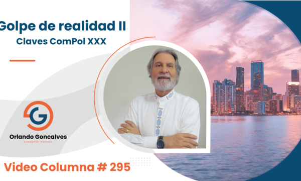 Golpe de realidad II   Claves ComPol XXX      Video Columna #295
